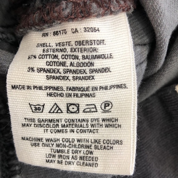 Anthropologie Pilcro and The Letterpress Serif Stone Gray Skinny Corduroy 26 - Picture 11 of 11